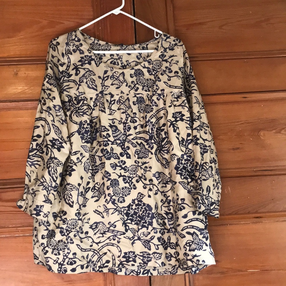 Dries van noten silk top